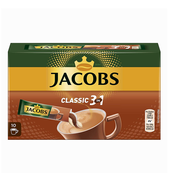 Jacobs Classic 3 in 1 Coffee 140 g